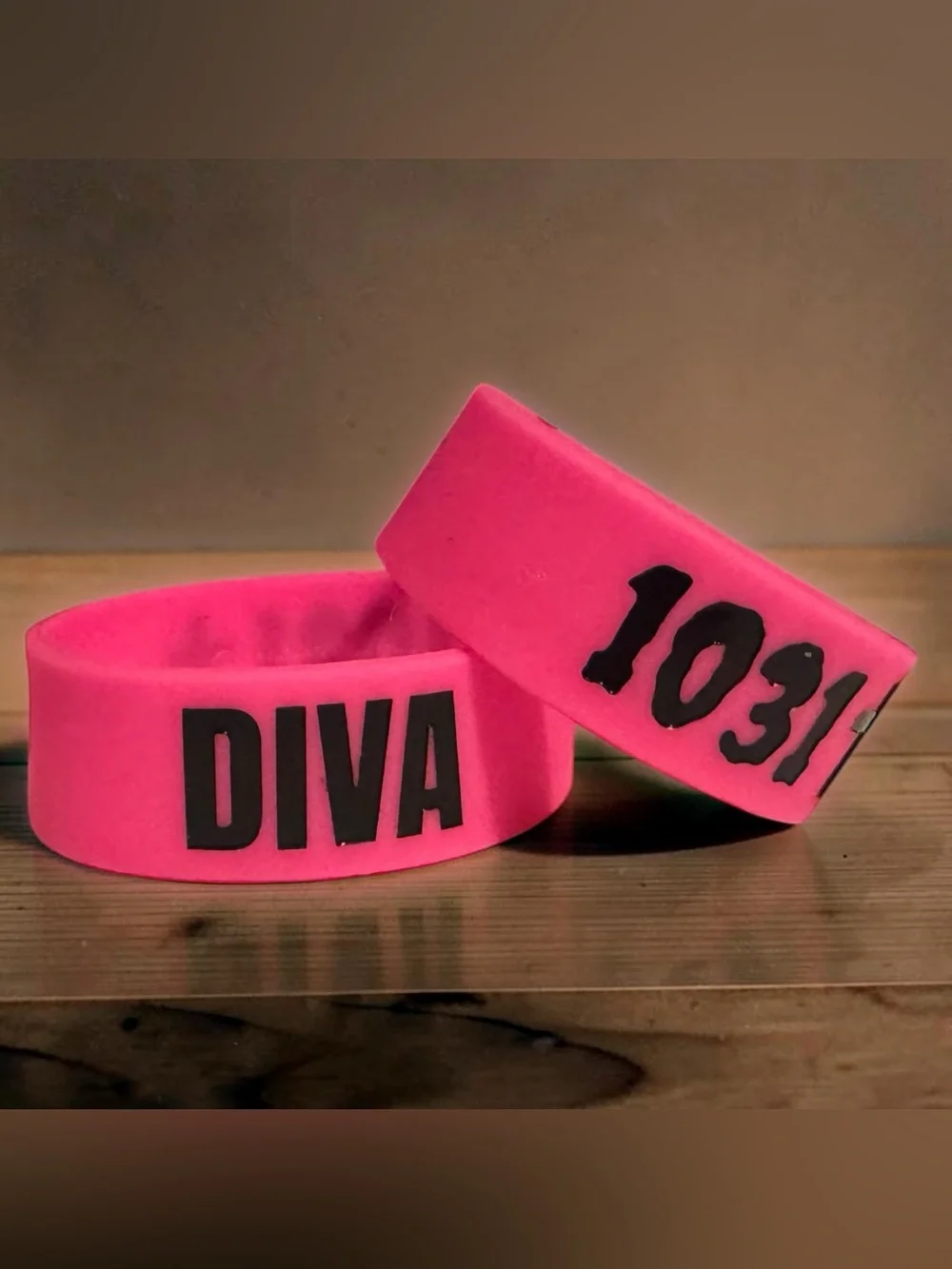 1031 Clothing Mrs. Diva Hot Pink and Black Bracelet Scene Kid MySpace BOTDF